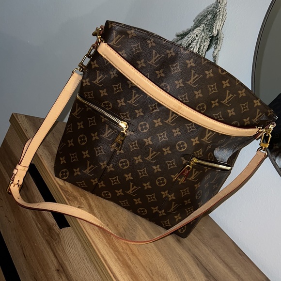 authentic louis vuitton melie hobo with strap/crossbody strap - Picture 3 of 17